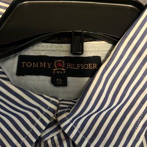 Pinstripe Tommy Hilfiger dress shirt, XL.